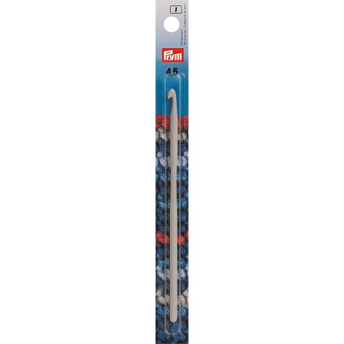Crochet Laine : 14 cm x 4.5 mm : Aluminium
