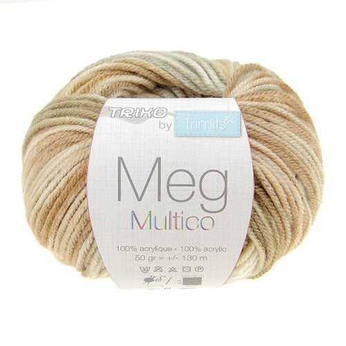 MEG MULTICO - 100% Acrylique