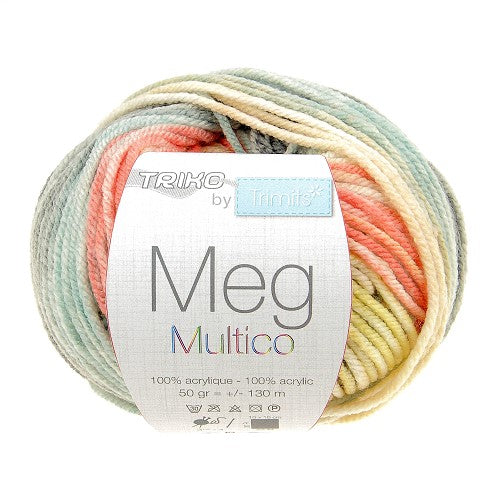 MEG MULTICO - 100% Acrylique