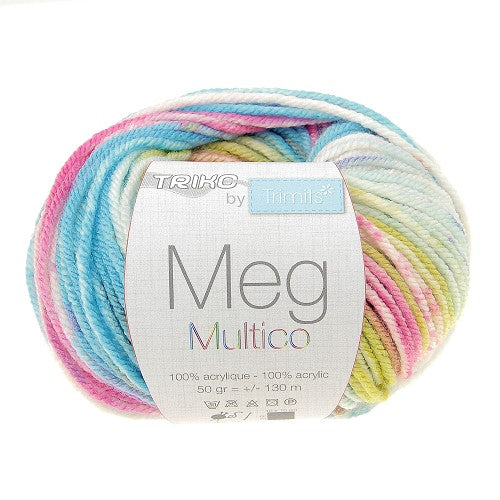 MEG MULTICO - 100% Acrylique