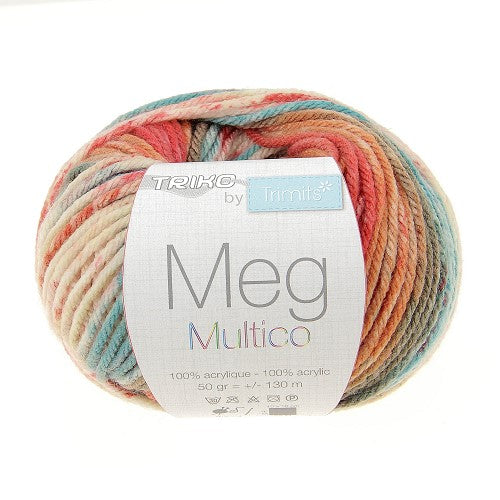 MEG MULTICO - 100% Acrylique