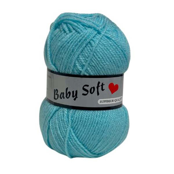 Rome Yarn Baby #3 - Fil Acrylique Anti-Boulochage Blanc 10 Pelotes, Doux Pour Tricot & Crochet Bébé