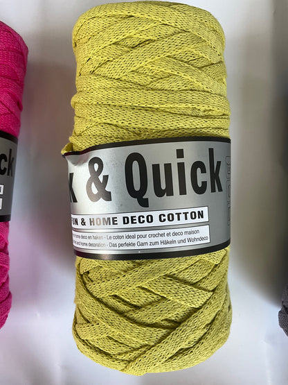 THICK & QUICK - 100% COTON - LAMMY YARNS