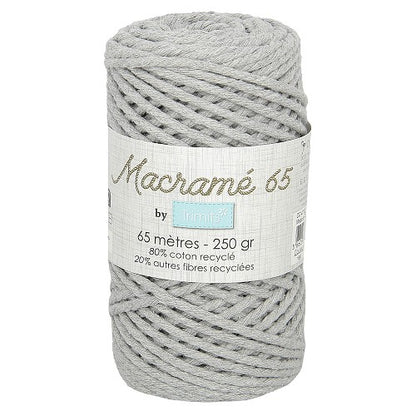 Macramé 65 Mètres 250 Gr 80% coton 20% autres fibre