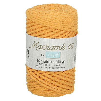 Macramé 65 Mètres 250 Gr 80% coton 20% autres fibre
