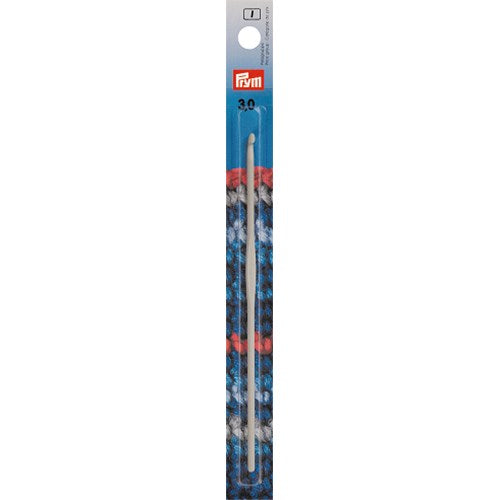 Crochet pour Laine : 14 cm x 3 mm : Aluminium