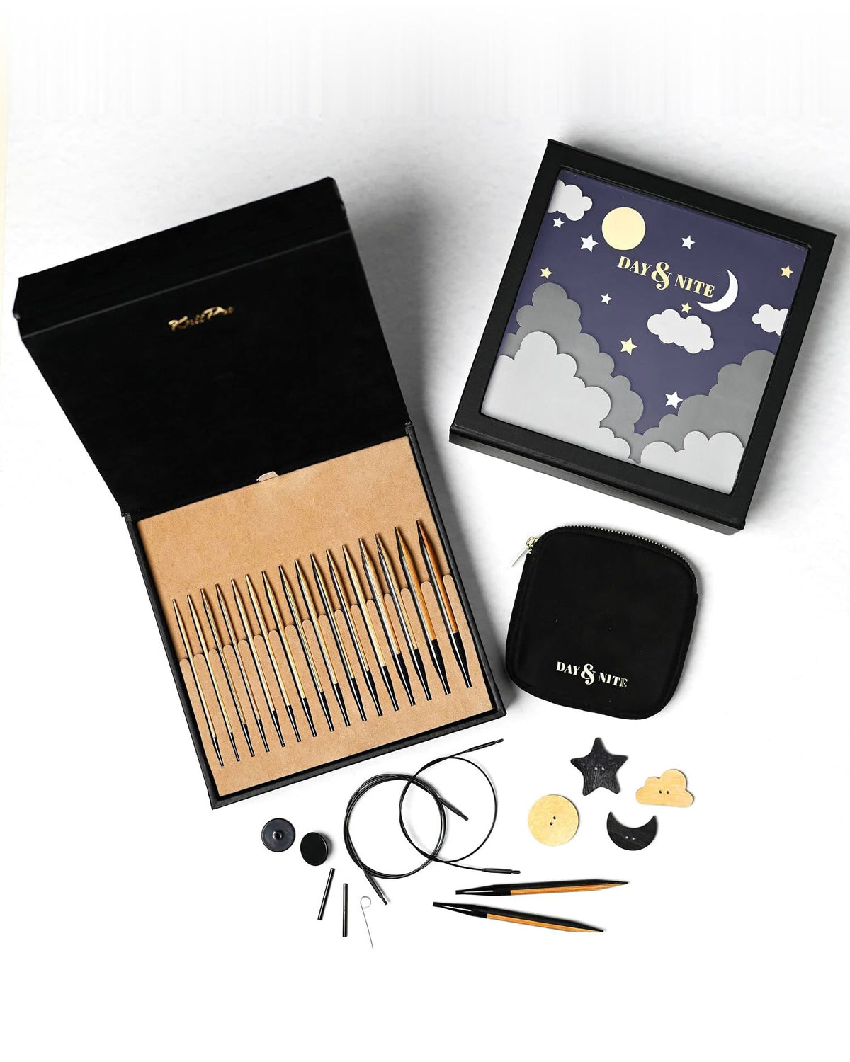 Coffret Day & Nite - Aiguilles circulaires interchangeables