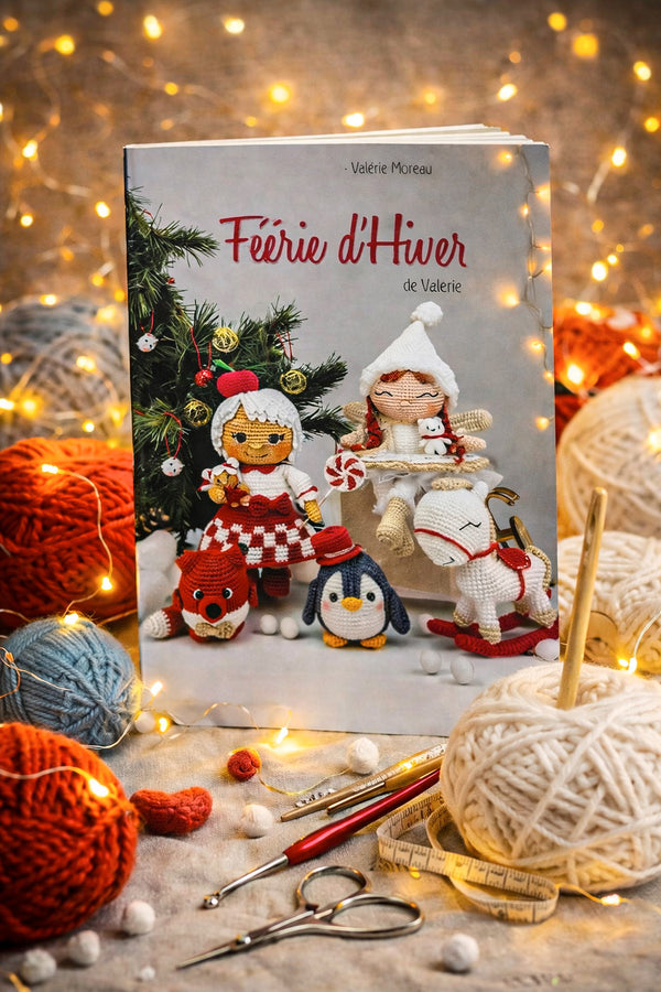 Livre FEERIE D’HIVER DE VALERIE Tutoriels de créations au crochets