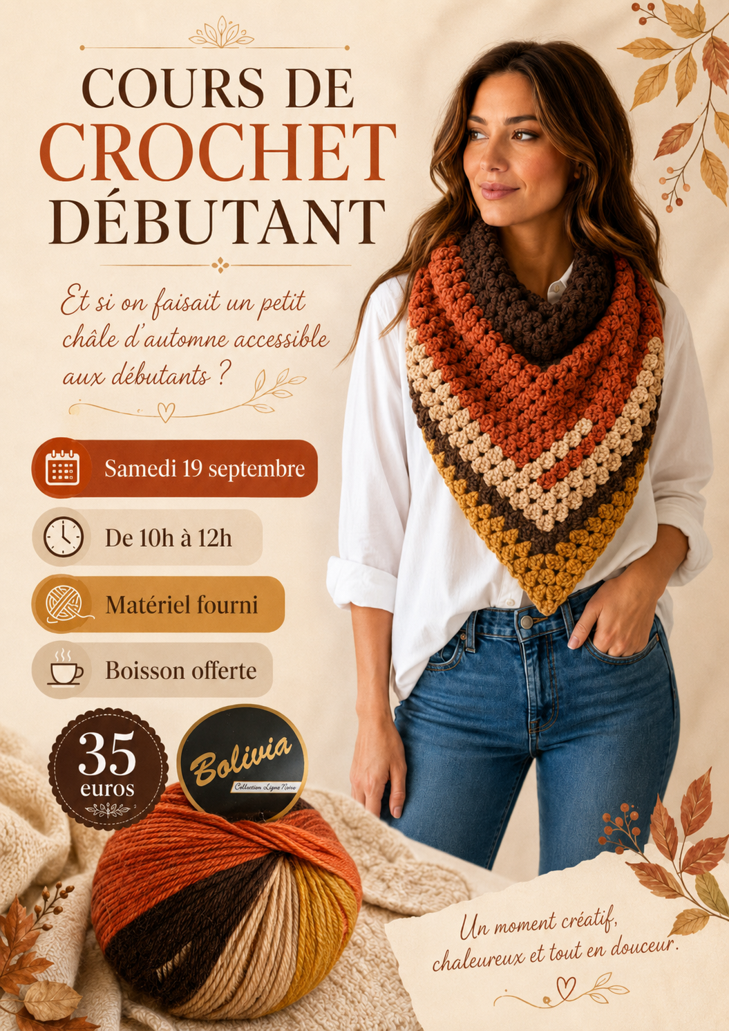Atelier de crochet — Ambiance Automnale 🧶