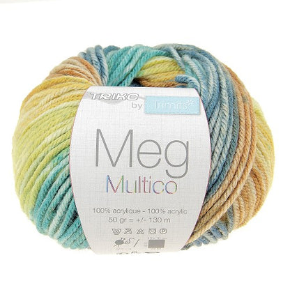 MEG MULTICO - 100% Acrylique